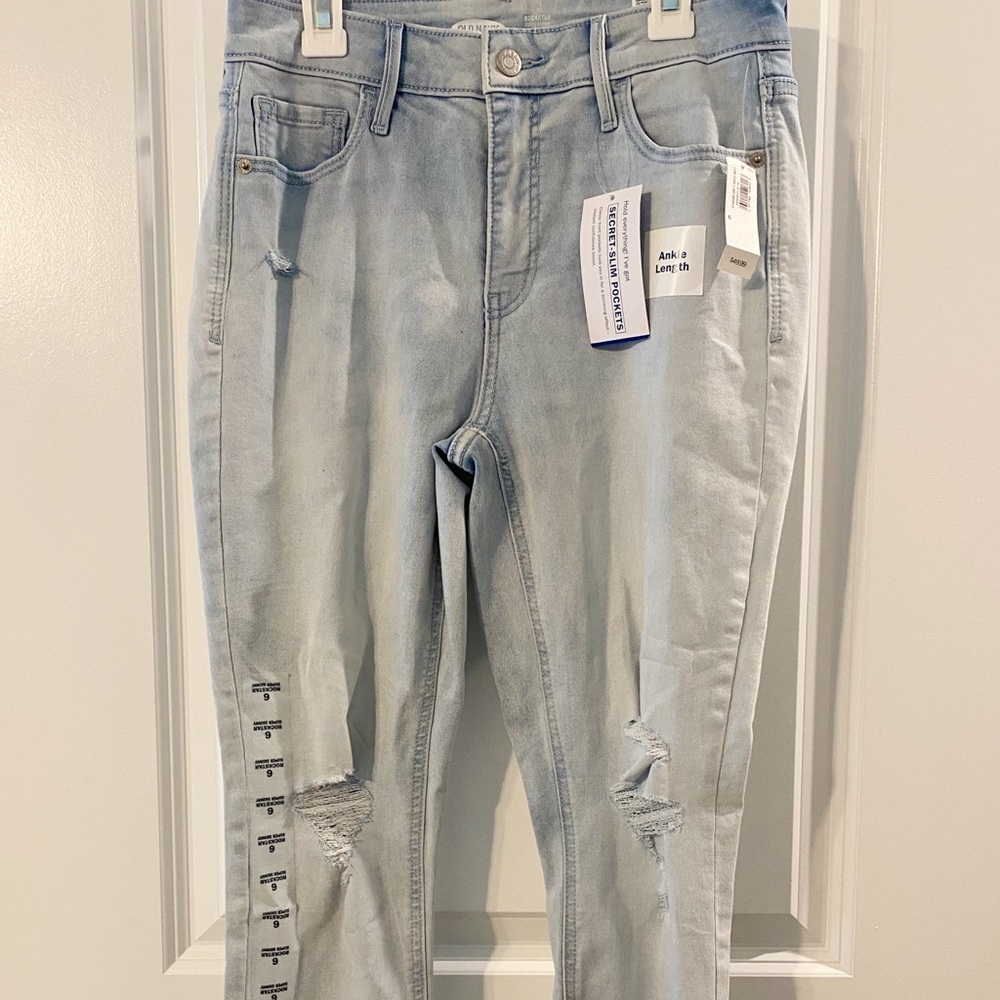 Light Blue Stretchy Denim Jeans